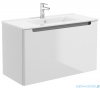 Oltens Jog szafka 80 cm podumywalkowa wisząca biały połysk 60001000